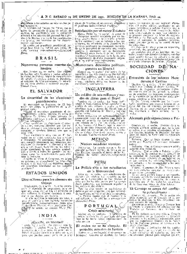 ABC MADRID 24-01-1931 página 42
