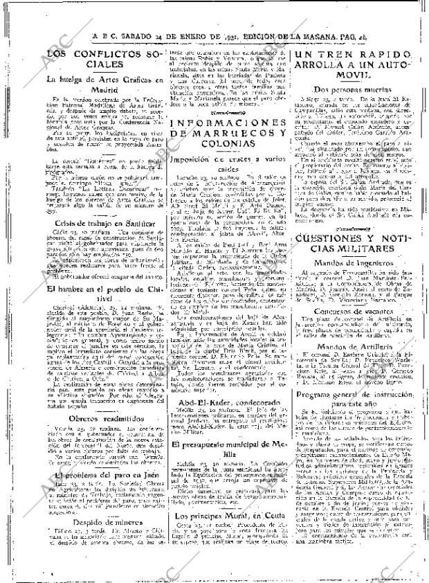 ABC MADRID 24-01-1931 página 44