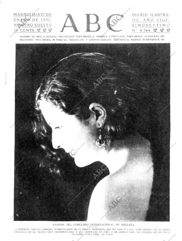 ABC MADRID 27-01-1931 página 1