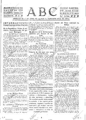ABC MADRID 27-01-1931 página 23