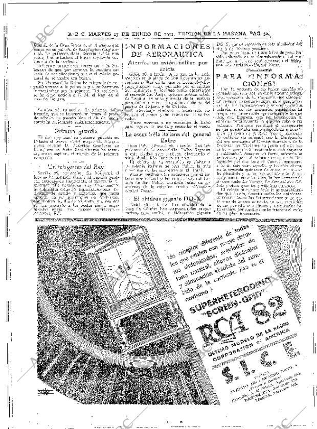ABC MADRID 27-01-1931 página 32