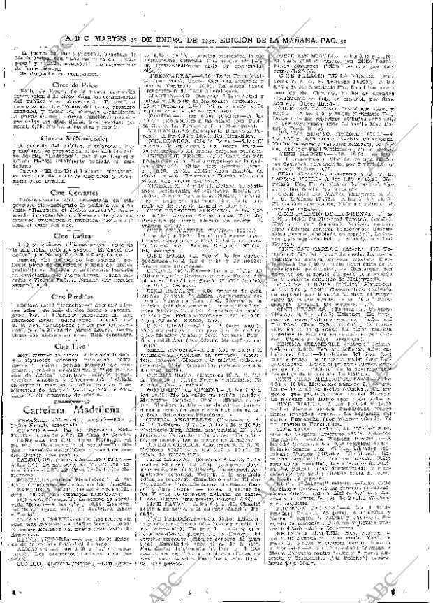 ABC MADRID 27-01-1931 página 51
