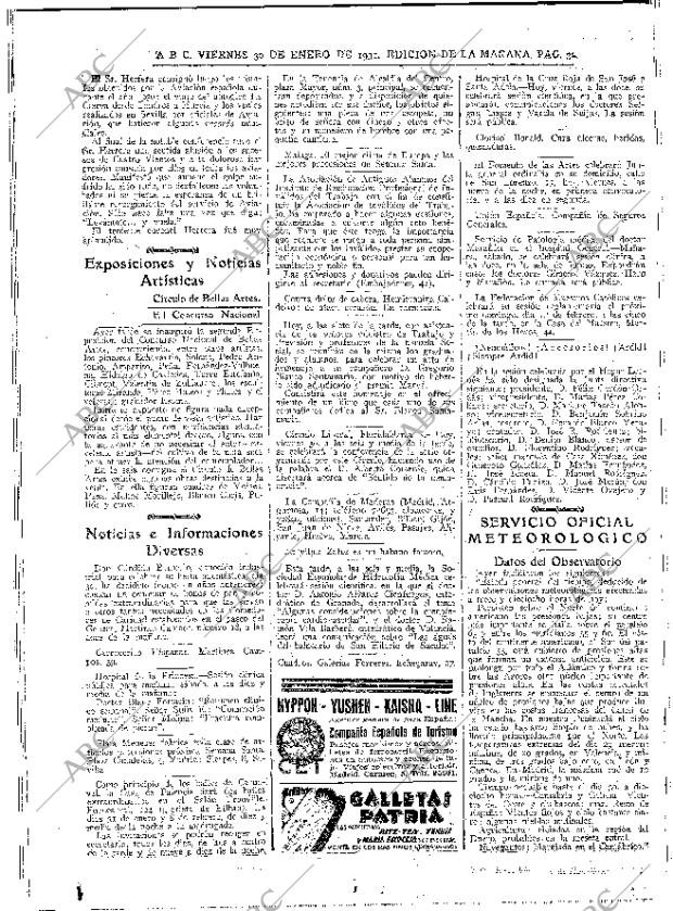 ABC MADRID 30-01-1931 página 32