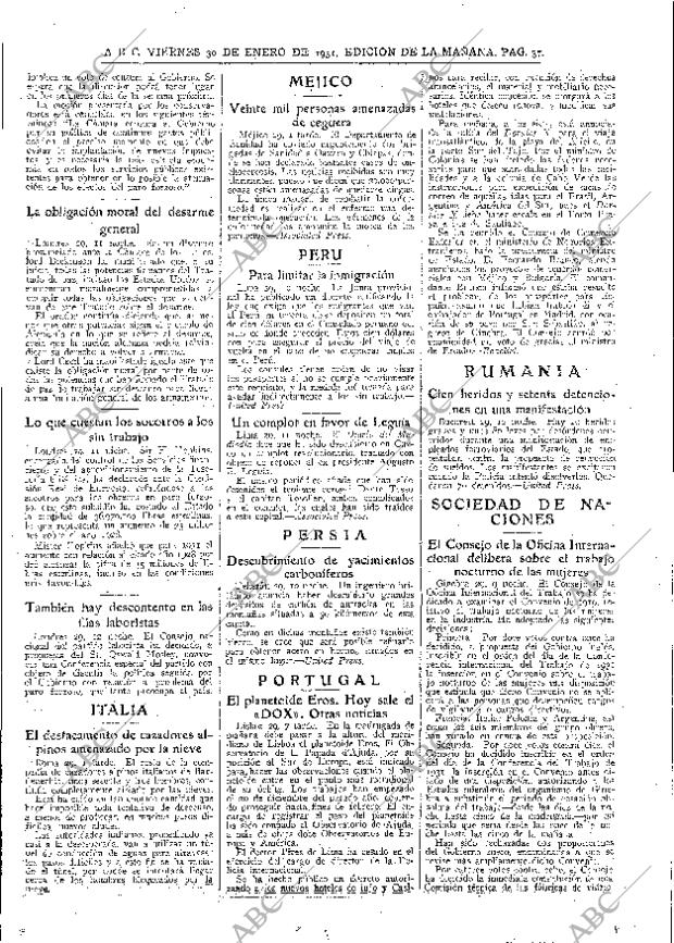 ABC MADRID 30-01-1931 página 37