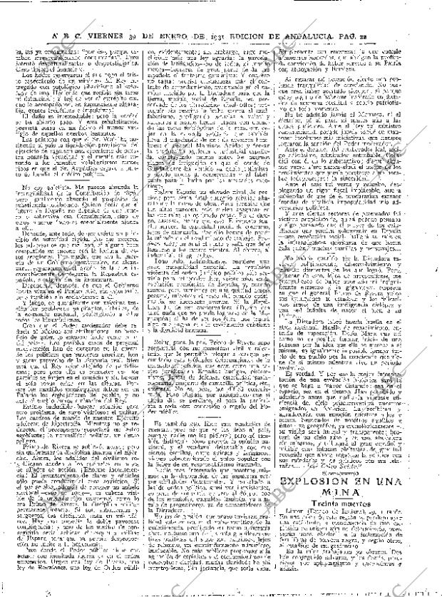 ABC SEVILLA 30-01-1931 página 22