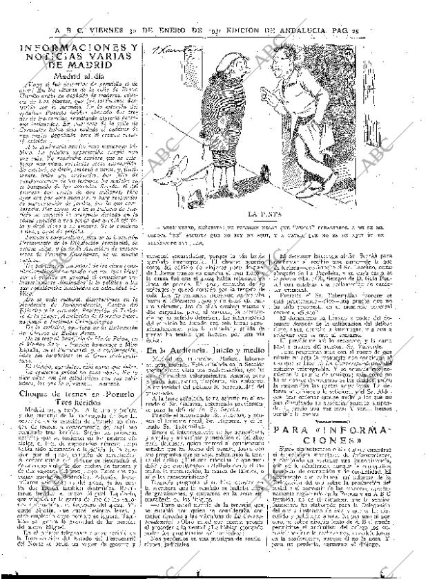 ABC SEVILLA 30-01-1931 página 25