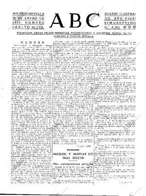 ABC SEVILLA 30-01-1931 página 3