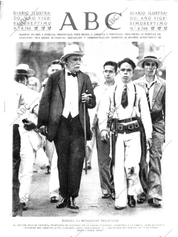 ABC MADRID 31-01-1931 página 1