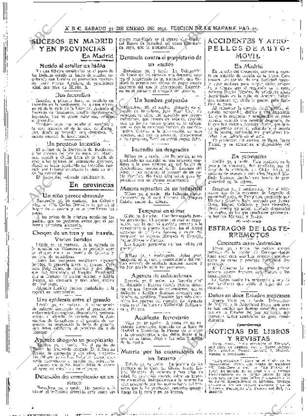 ABC MADRID 31-01-1931 página 30