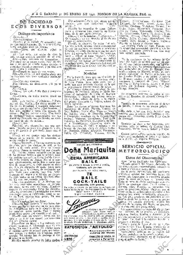 ABC MADRID 31-01-1931 página 33