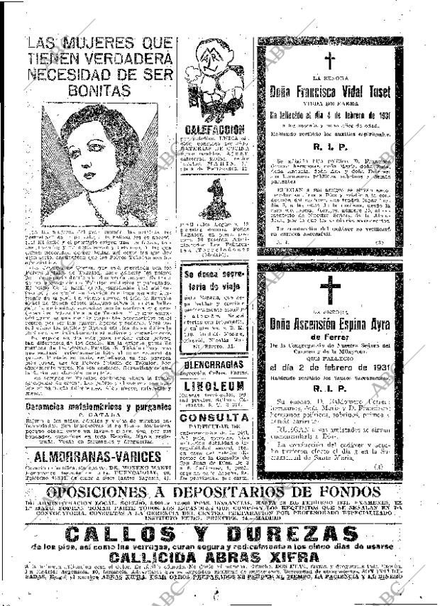 ABC MADRID 05-02-1931 página 63