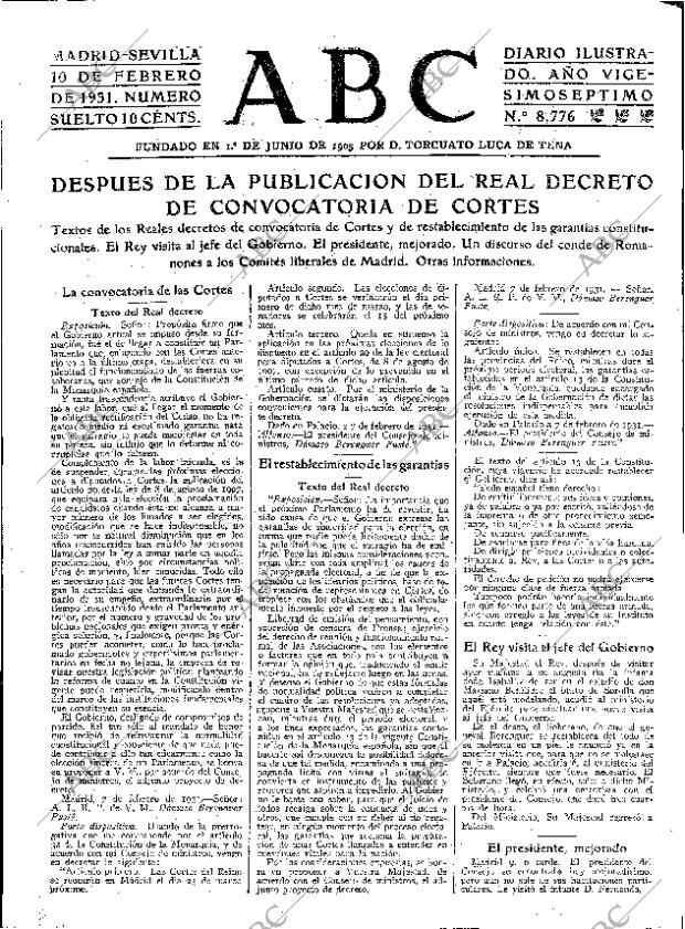 ABC SEVILLA 10-02-1931 página 13