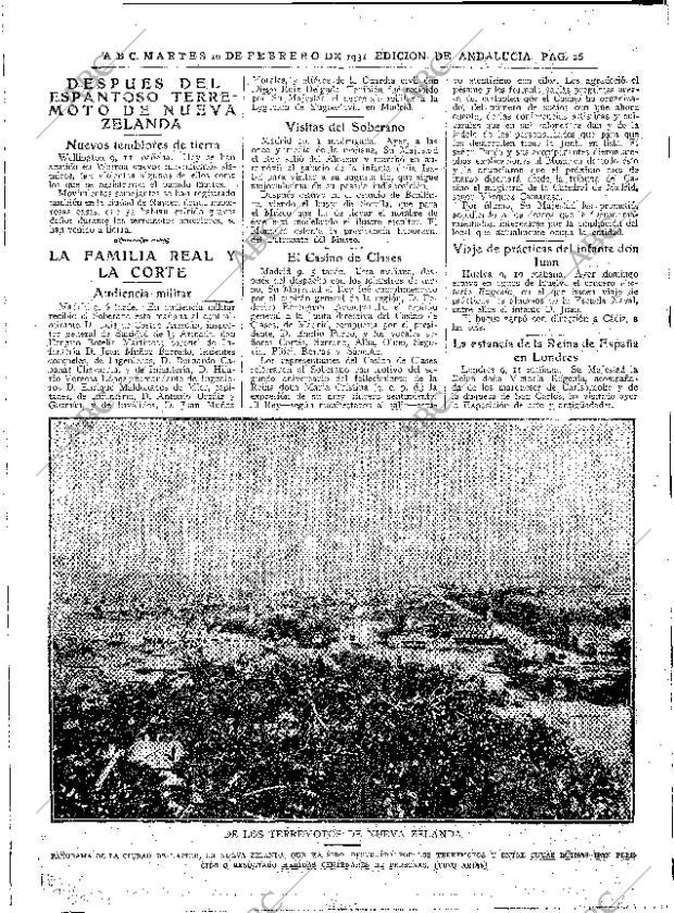 ABC SEVILLA 10-02-1931 página 22