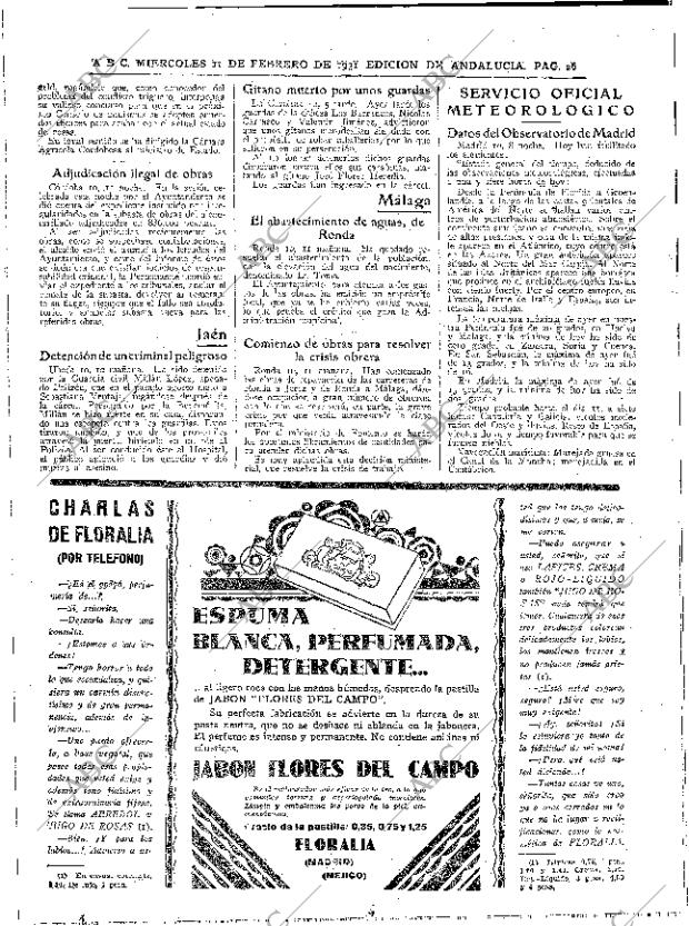 ABC SEVILLA 11-02-1931 página 22