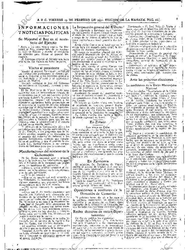 ABC MADRID 13-02-1931 página 18