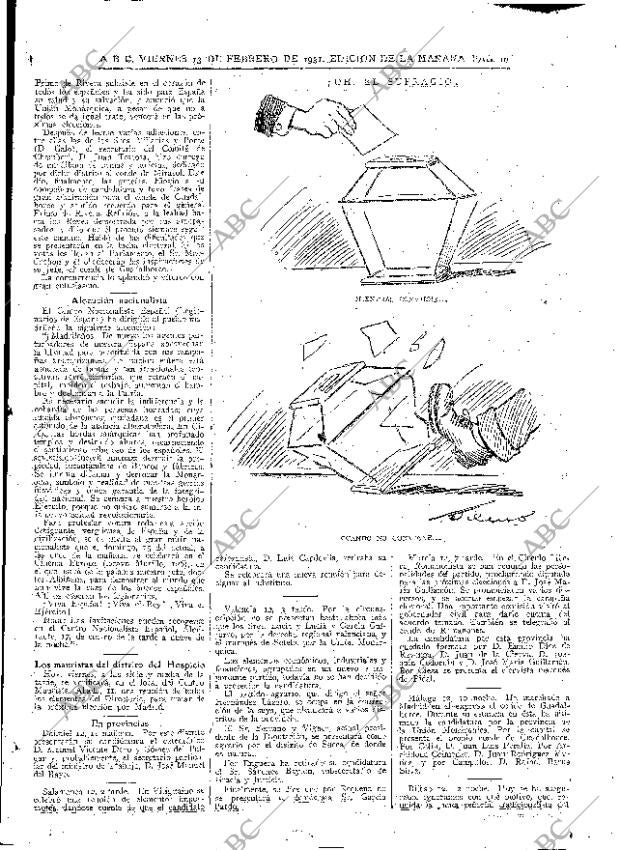 ABC MADRID 13-02-1931 página 19