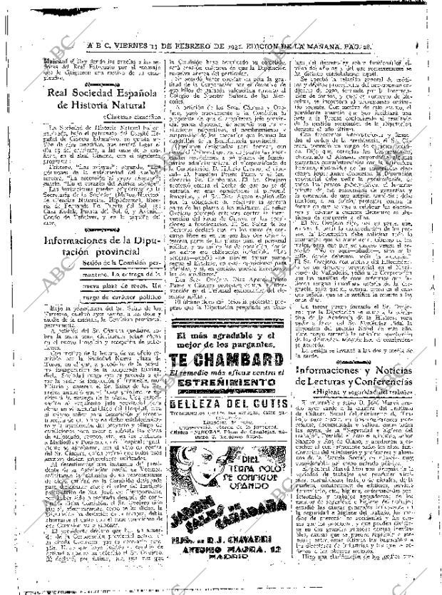 ABC MADRID 13-02-1931 página 28