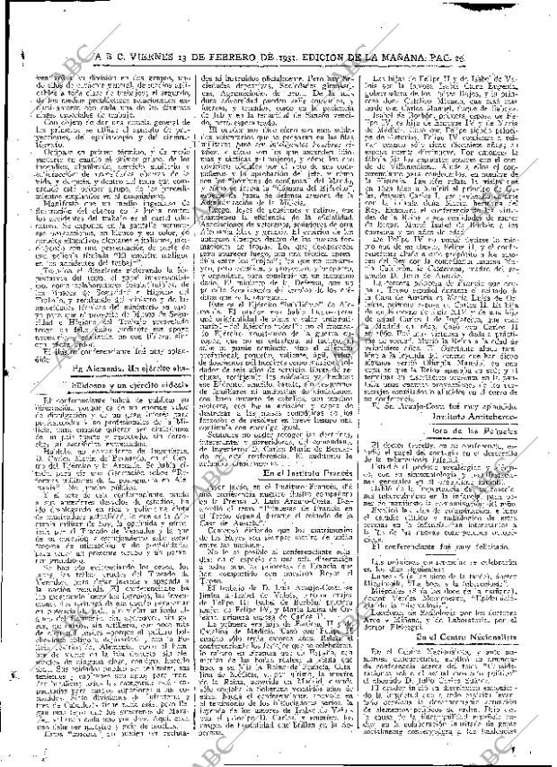ABC MADRID 13-02-1931 página 29