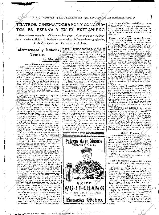 ABC MADRID 13-02-1931 página 40