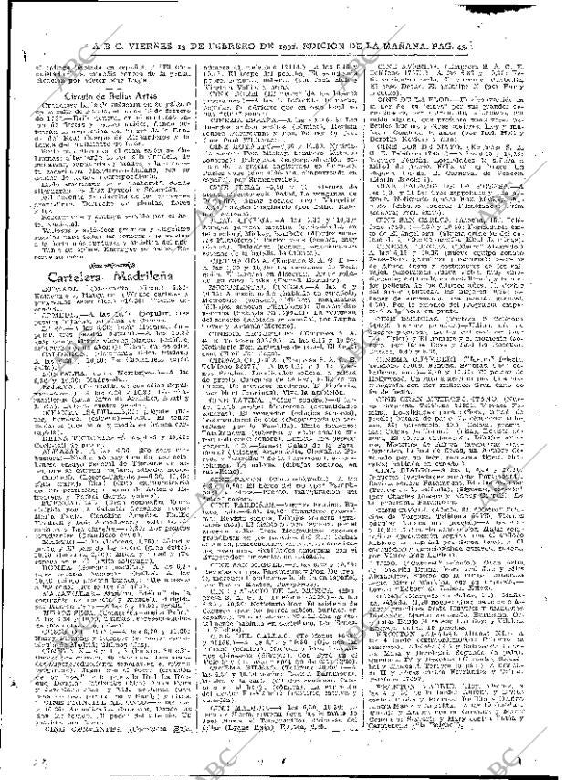 ABC MADRID 13-02-1931 página 43