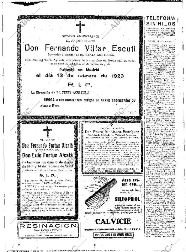 ABC MADRID 13-02-1931 página 50