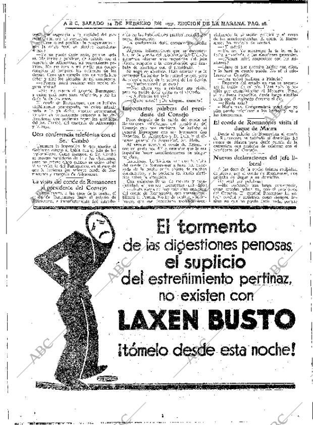 ABC MADRID 14-02-1931 página 26
