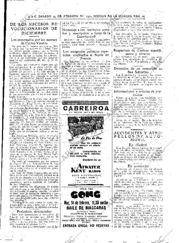 ABC MADRID 14-02-1931 página 35