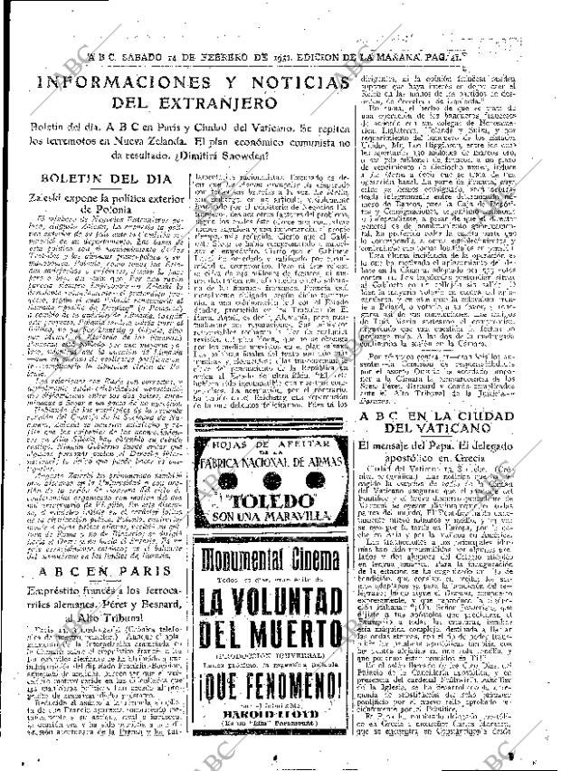 ABC MADRID 14-02-1931 página 41