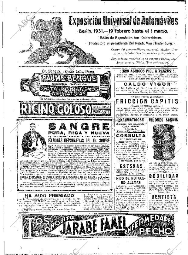 ABC MADRID 14-02-1931 página 54