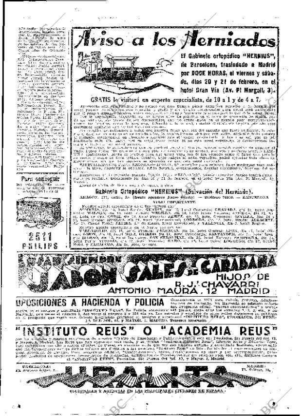 ABC MADRID 14-02-1931 página 61