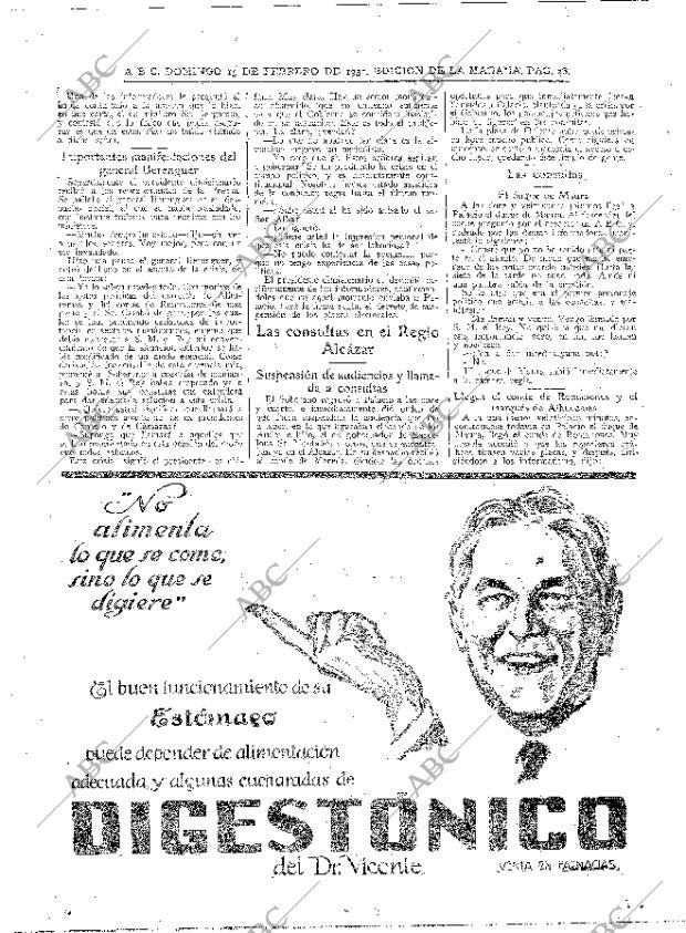 ABC MADRID 15-02-1931 página 30