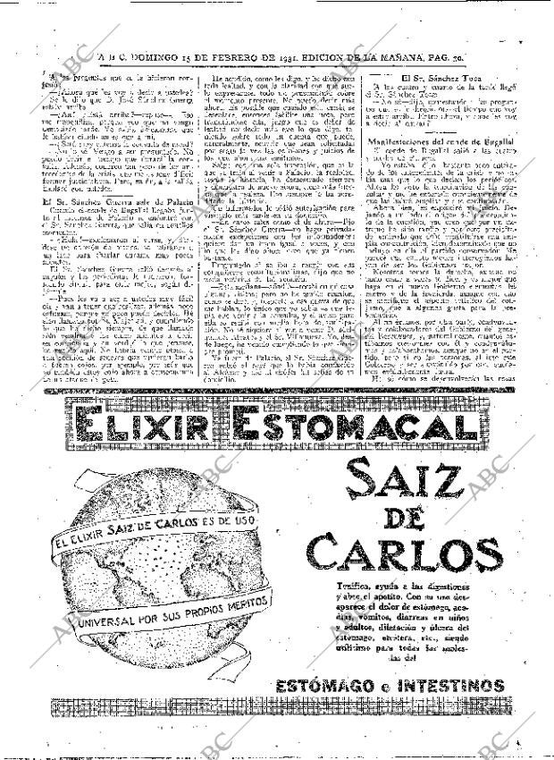 ABC MADRID 15-02-1931 página 32