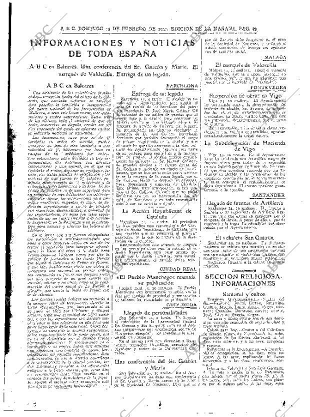 ABC MADRID 15-02-1931 página 51