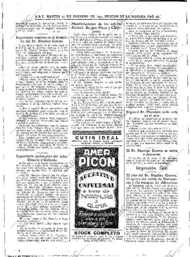 ABC MADRID 17-02-1931 página 28