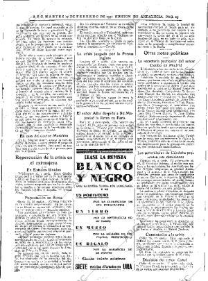 ABC SEVILLA 17-02-1931 página 25