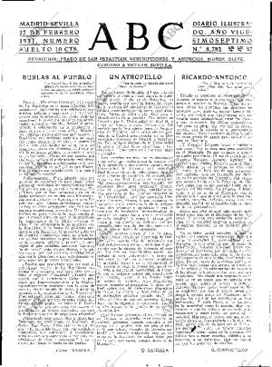 ABC SEVILLA 17-02-1931 página 3
