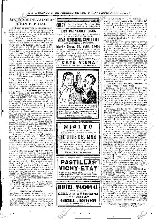 ABC MADRID 21-02-1931 página 23