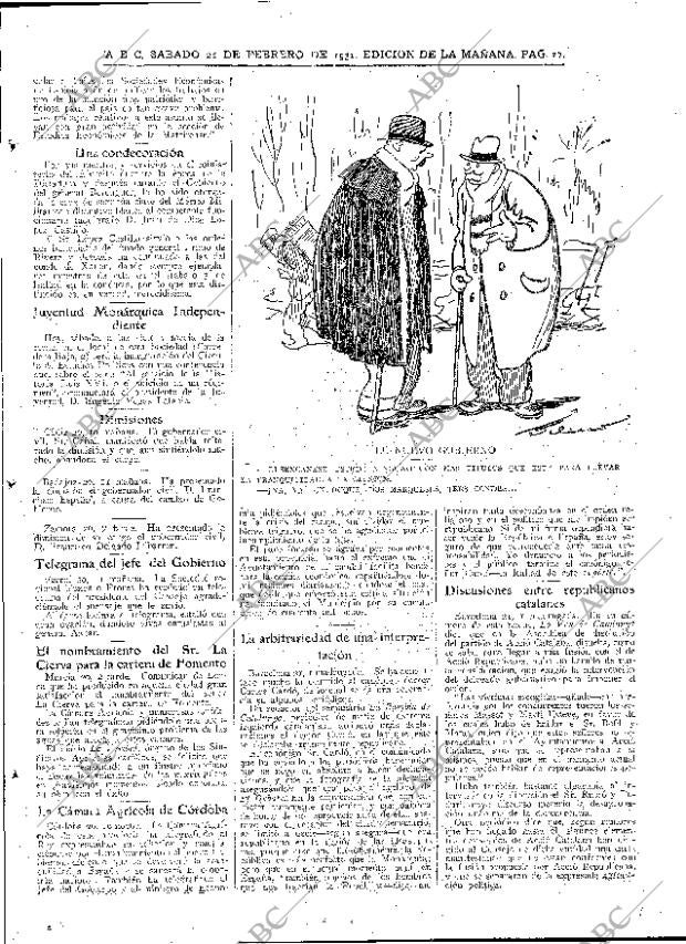 ABC MADRID 21-02-1931 página 27