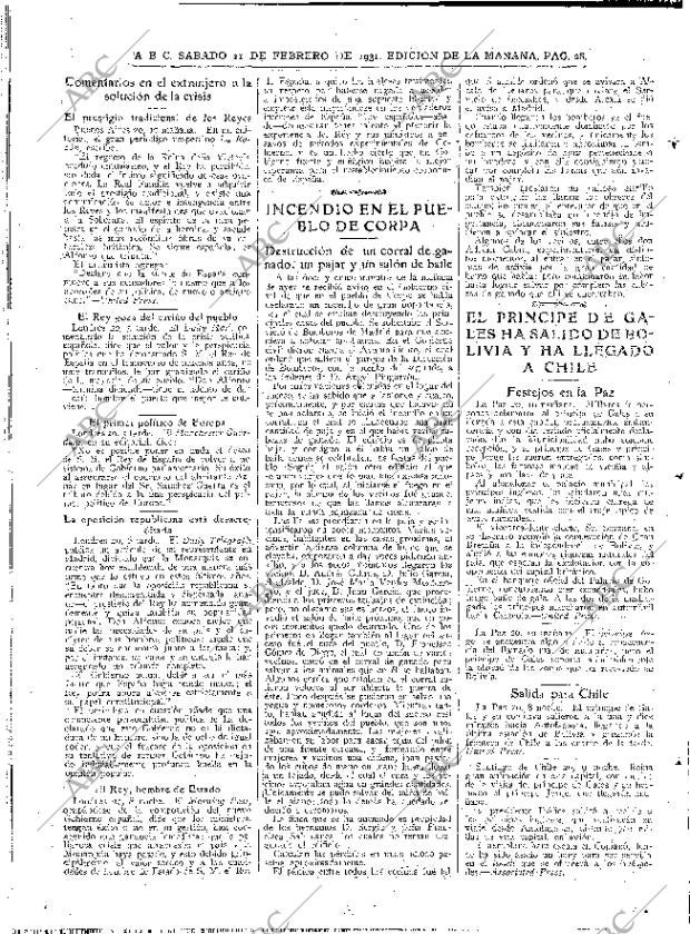 ABC MADRID 21-02-1931 página 28