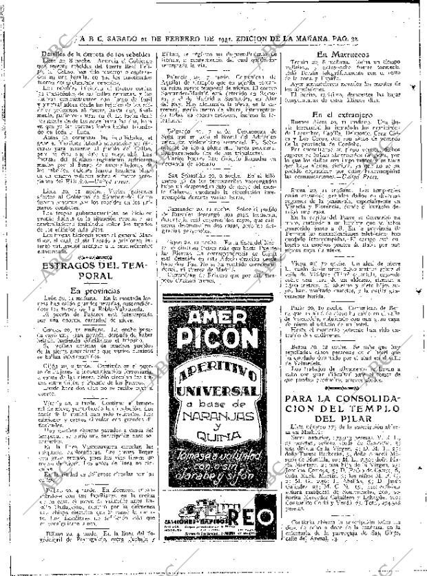 ABC MADRID 21-02-1931 página 32