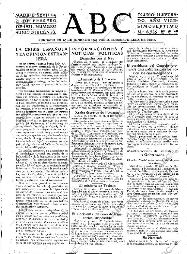 ABC SEVILLA 21-02-1931 página 17