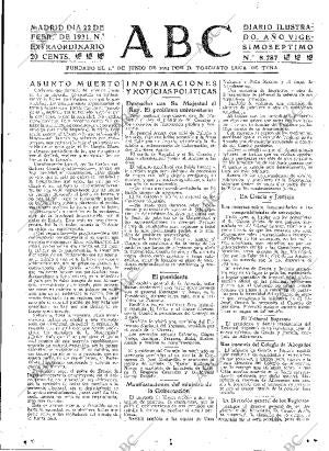 ABC MADRID 22-02-1931 página 23