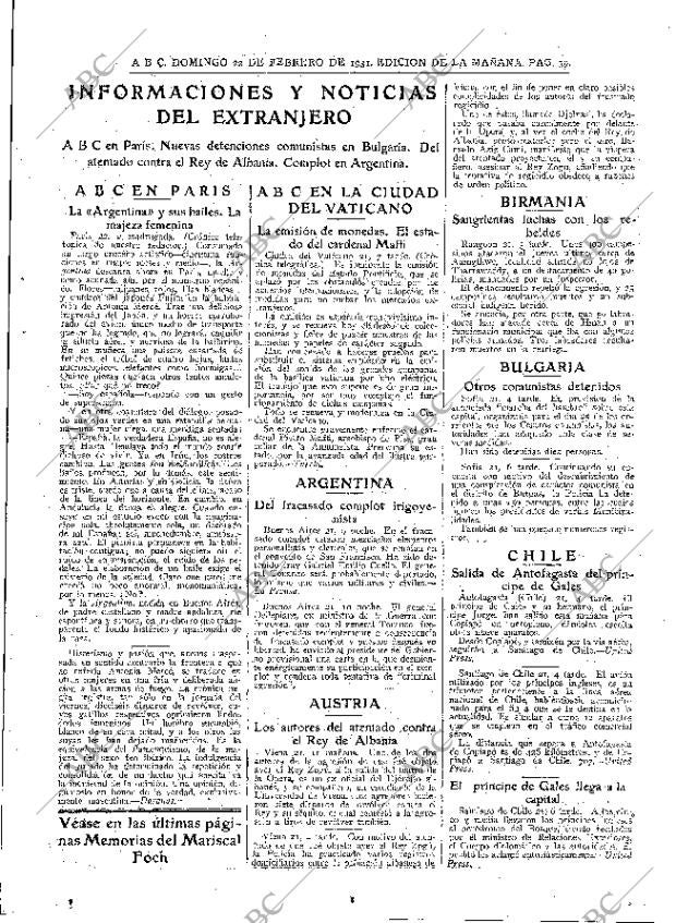 ABC MADRID 22-02-1931 página 39