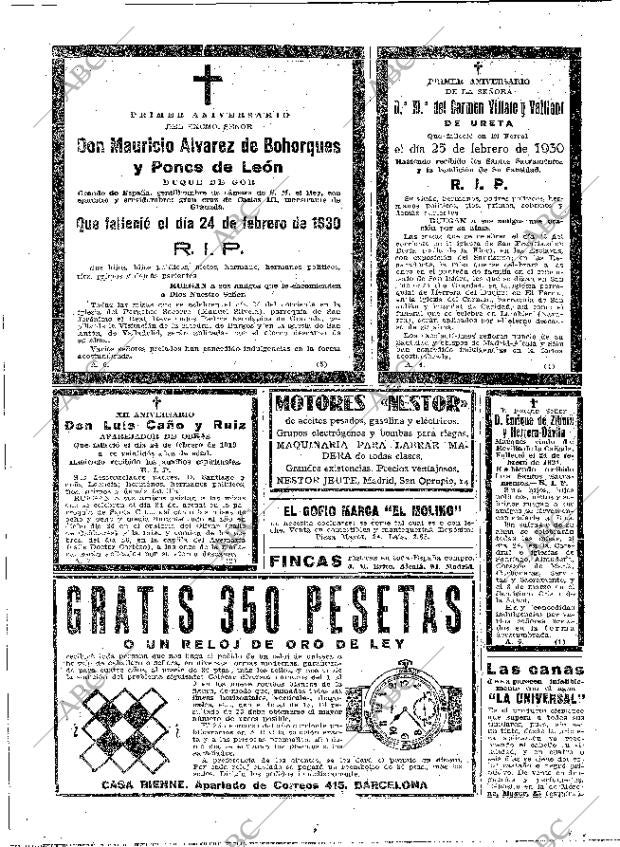 ABC MADRID 22-02-1931 página 68