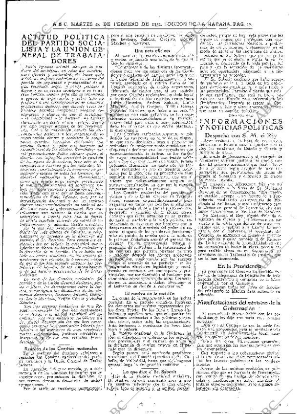 ABC MADRID 24-02-1931 página 27