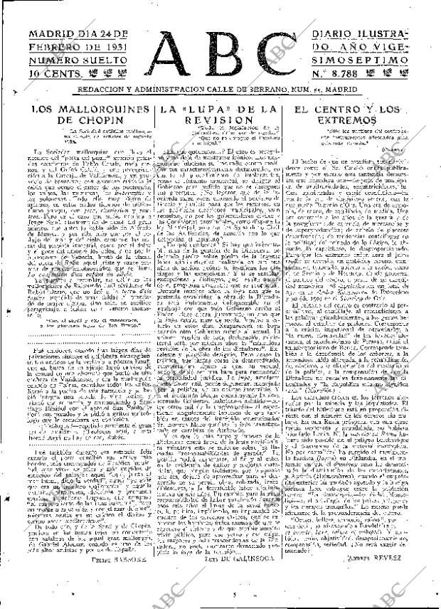 ABC MADRID 24-02-1931 página 3