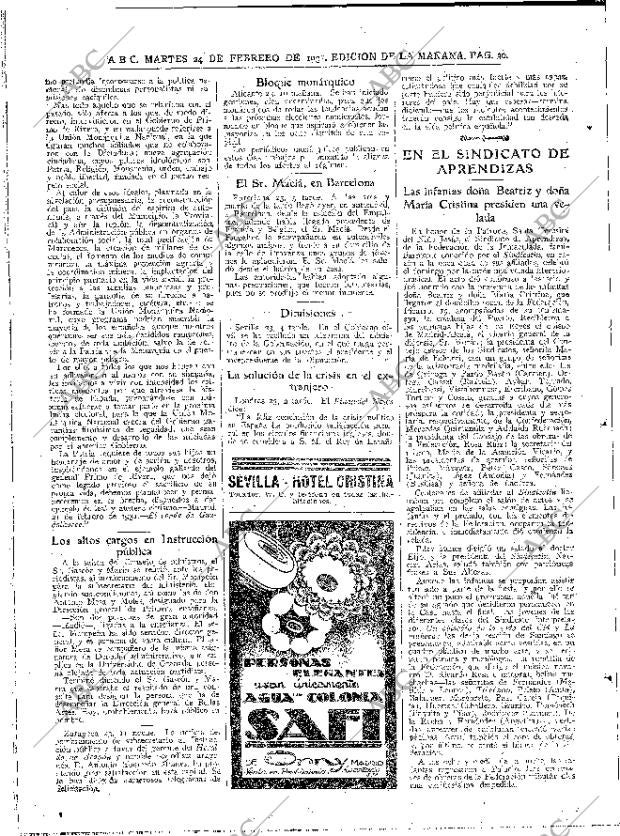 ABC MADRID 24-02-1931 página 30