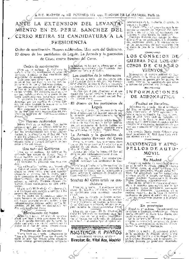 ABC MADRID 24-02-1931 página 33