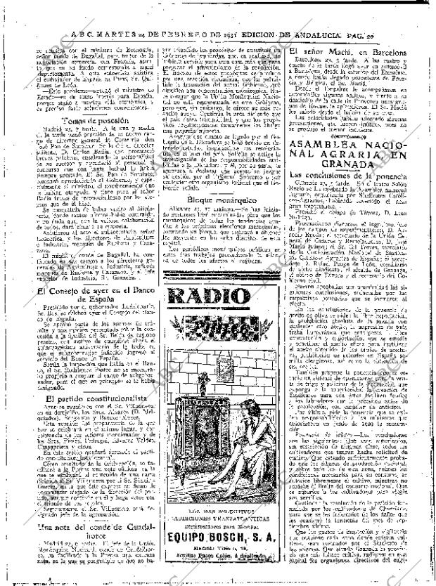 ABC SEVILLA 24-02-1931 página 20