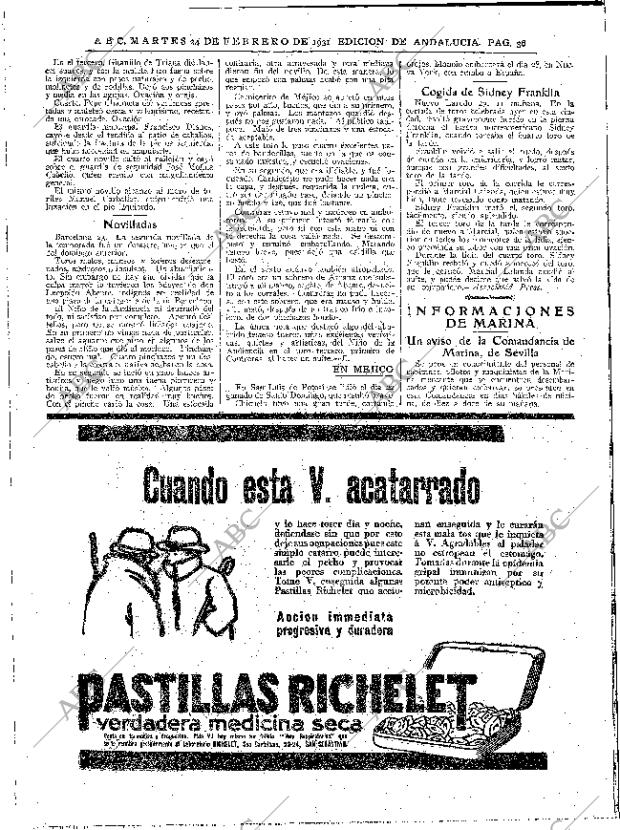 ABC SEVILLA 24-02-1931 página 36